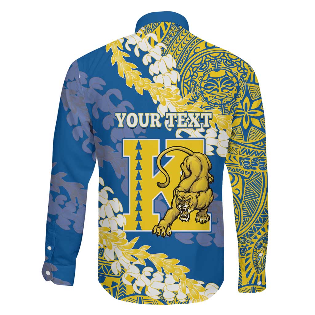 Personalized Kaiser Hawaii High School Family Matching Summer Maxi Dress and Hawaiian Shirt Puakenikeni Lei Hawaiian Pattern LT14 - Polynesian Pride