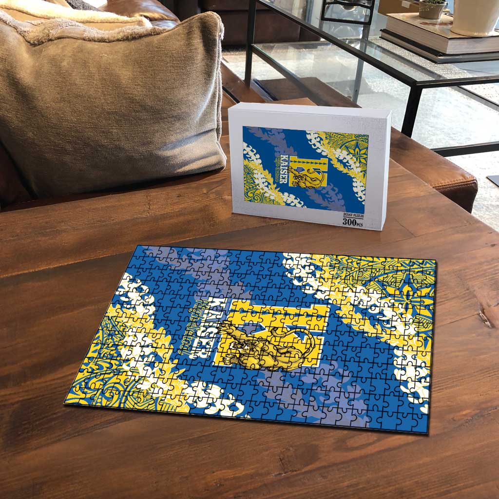 Kaiser Hawaii High School Puzzle Puakenikeni Lei Hawaiian Pattern - Polynesian Pride