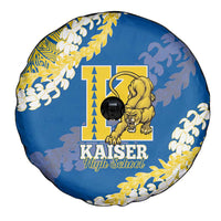 Kaiser Hawaii High School Spare Tire Cover Puakenikeni Lei Hawaiian Pattern - Polynesian Pride