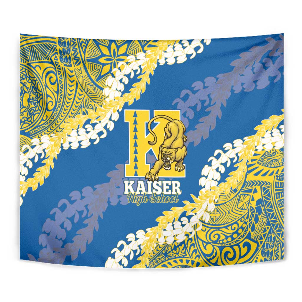 Kaiser Hawaii High School Tapestry Puakenikeni Lei Hawaiian Pattern - Polynesian Pride
