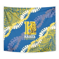 Kaiser Hawaii High School Tapestry Puakenikeni Lei Hawaiian Pattern - Polynesian Pride