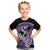 Purple Polynesian Kid T Shirt Hammerhead Shark Tattoo Royal Plumeria Gradient Vibes LT14 Purple - Polynesian Pride