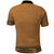 Brown African Dashiki With Fijian Tapa Pattern Polo Shirt