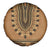 Brown African Dashiki With Fijian Tapa Pattern Spare Tire Cover