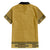 Gold African Dashiki With Fijian Tapa Pattern Hawaiian Shirt