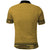 Gold African Dashiki With Fijian Tapa Pattern Polo Shirt