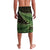 Lime Green African Dashiki With Aotearoa Maori Lavalava Paua Shell Mix Silver Fern