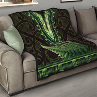 Lime Green African Dashiki With Aotearoa Maori Quilt Paua Shell Mix Silver Fern