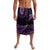 Purple African Dashiki With Aotearoa Maori Lavalava Paua Shell Mix Silver Fern