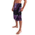 Purple African Dashiki With Aotearoa Maori Lavalava Paua Shell Mix Silver Fern