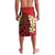 Personalised Tonga Emancipation Day Lavalava Tongan Ngatu Pattern - Red Version