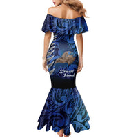 New Zealand Stewart Island Mermaid Dress Rakiura Kiwi Maori Glowing Sky