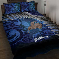 New Zealand Stewart Island Quilt Bed Set Rakiura Kiwi Maori Glowing Sky
