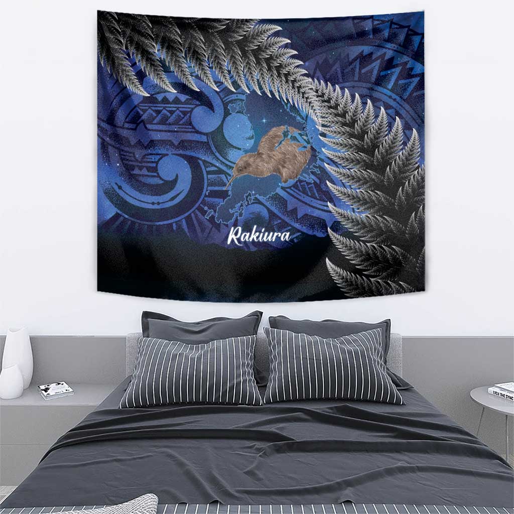 New Zealand Stewart Island Tapestry Rakiura Kiwi Maori Glowing Sky