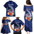 Personalised Guam Liberation Day Family Matching Puletasi and Hawaiian Shirt Happy 80th Anniversary Fish Hook Mix Tropical Flowers