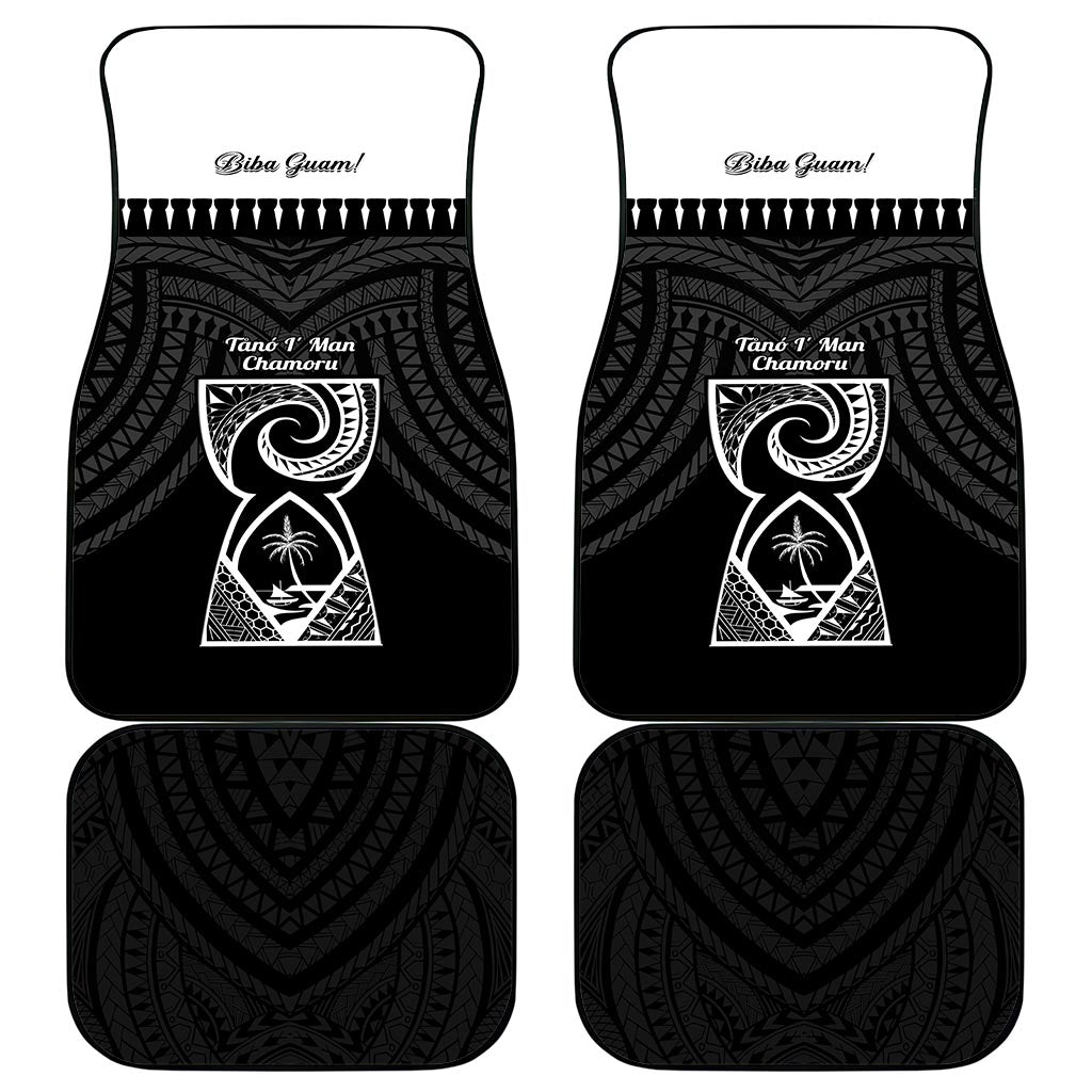 Guam Liberation Day Car Mats Biba Guahan Chamorro 80th Anniversary - Black