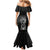Guam Liberation Day Family Matching Mermaid Dress and Hawaiian Shirt Biba Guahan Chamorro 80th Anniversary - Black