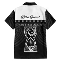 Guam Liberation Day Family Matching Puletasi and Hawaiian Shirt Biba Guahan Chamorro 80th Anniversary - Black