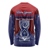 Guam Liberation Day Long Sleeve Shirt Biba Guahan Chamorro 80th Anniversary - Blue