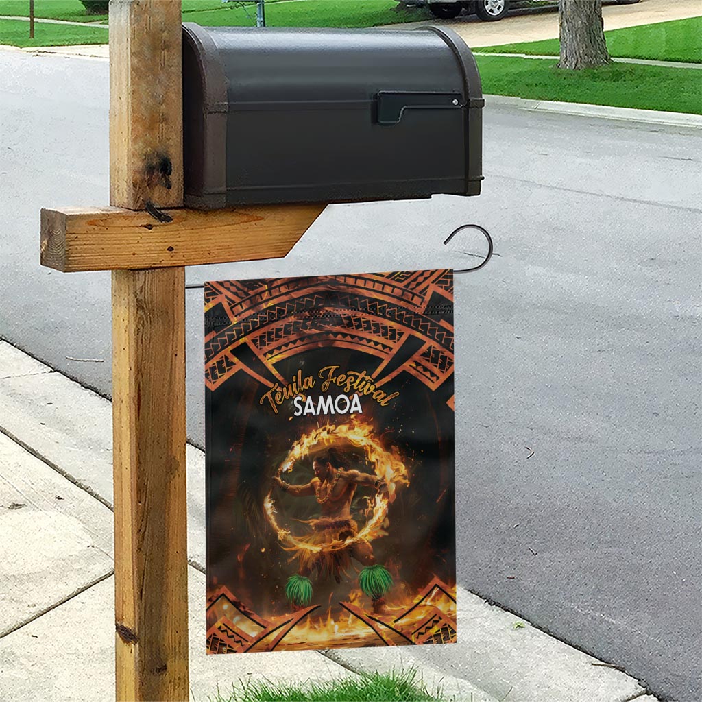 Samoa Teuila 2024 Festival Garden Flag Samoan Siva Afi With Red Gingers