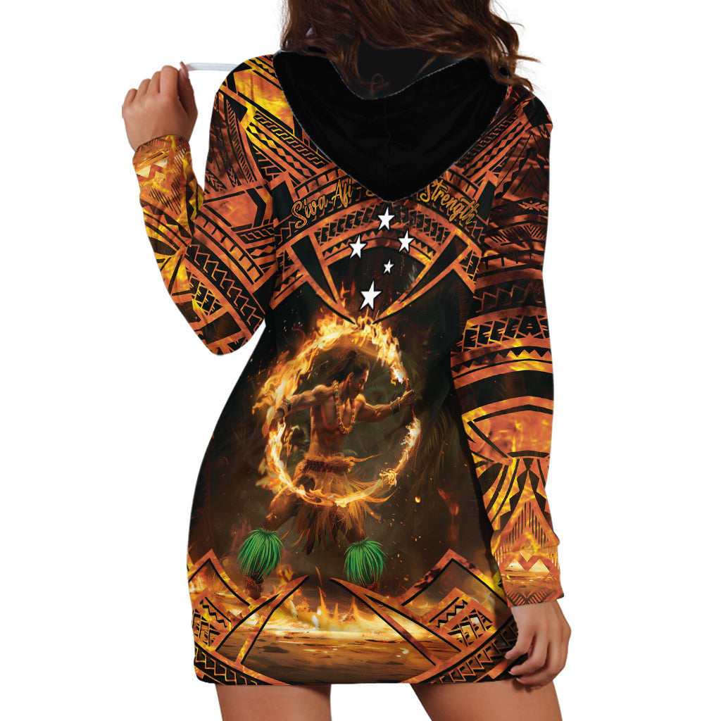 Samoa Teuila 2024 Festival Hoodie Dress Samoan Siva Afi With Red Gingers