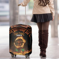 Samoa Teuila 2024 Festival Luggage Cover Samoan Siva Afi With Red Gingers LT14 - Polynesian Pride