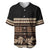 Black Samoa Siapo Teuila Flowers Baseball Jersey