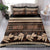 Black Samoa Siapo Teuila Flowers Bedding Set