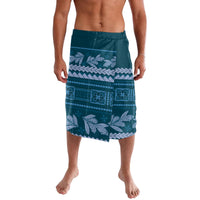 Dark Cyan Samoa Siapo Teuila Flowers Lavalava
