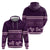 Purple Samoa Siapo Teuila Flowers Hoodie