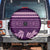 Purple Samoa Siapo Teuila Flowers Spare Tire Cover