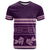 Purple Samoa Siapo Teuila Flowers T Shirt