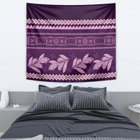 Purple Samoa Siapo Teuila Flowers Tapestry LT14 - Polynesian Pride