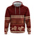 Red Samoa Siapo Teuila Flowers Hoodie