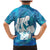 Turquoise Polynesia Father's Day Family Matching Mermaid Dress and Hawaiian Shirt Dad You Are My Hero