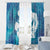 Turquoise Polynesia Father's Day Window Curtain Dad You Are My Hero