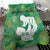 Green Polynesia Father's Day Bedding Set Dad You Are My Hero
