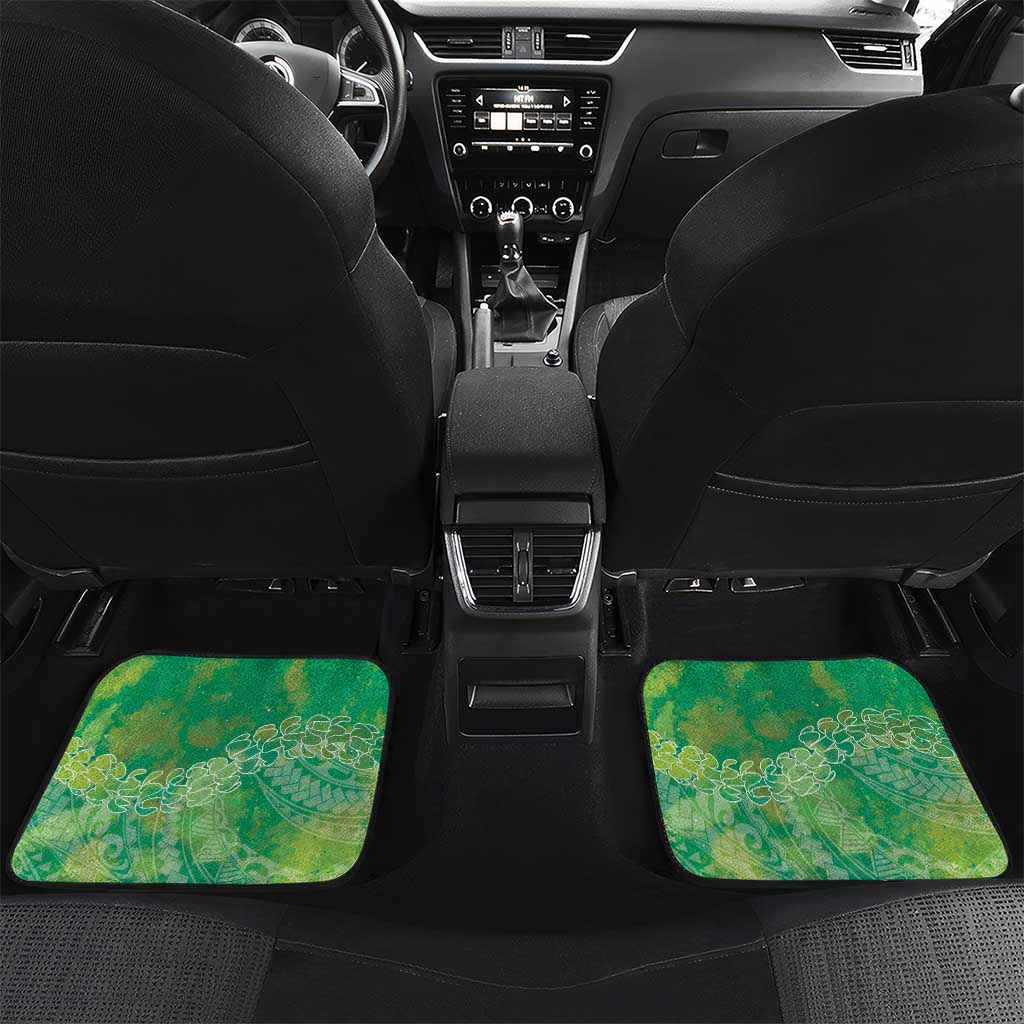 Green Polynesia Father's Day Car Mats Dad You Are My Hero