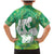 Green Polynesia Father's Day Family Matching Mermaid Dress and Hawaiian Shirt Dad You Are My Hero