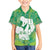 Green Polynesia Father's Day Family Matching Short Sleeve Bodycon Dress and Hawaiian Shirt Dad You Are My Hero
