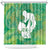 Green Polynesia Father's Day Shower Curtain Dad You Are My Hero