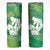 Green Polynesia Father's Day Skinny Tumbler Dad You Are My Hero