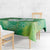 Green Polynesia Father's Day Tablecloth Dad You Are My Hero