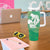 Green Polynesia Father's Day Tumbler With Handle Dad You Are My Hero