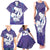 Purple Polynesia Father's Day Family Matching Tank Maxi Dress and Hawaiian Shirt Dad You Are My Hero