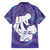 Purple Polynesia Father's Day Family Matching Tank Maxi Dress and Hawaiian Shirt Dad You Are My Hero