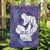 Purple Polynesia Father's Day Garden Flag Dad You Are My Hero