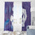 Purple Polynesia Father's Day Window Curtain Dad You Are My Hero