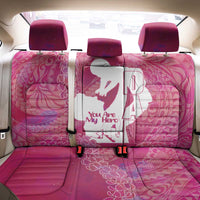 Pink Polynesia Father's Day Back Car Seat Cover Dad You Are My Hero