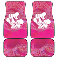 Pink Polynesia Father's Day Car Mats Dad You Are My Hero